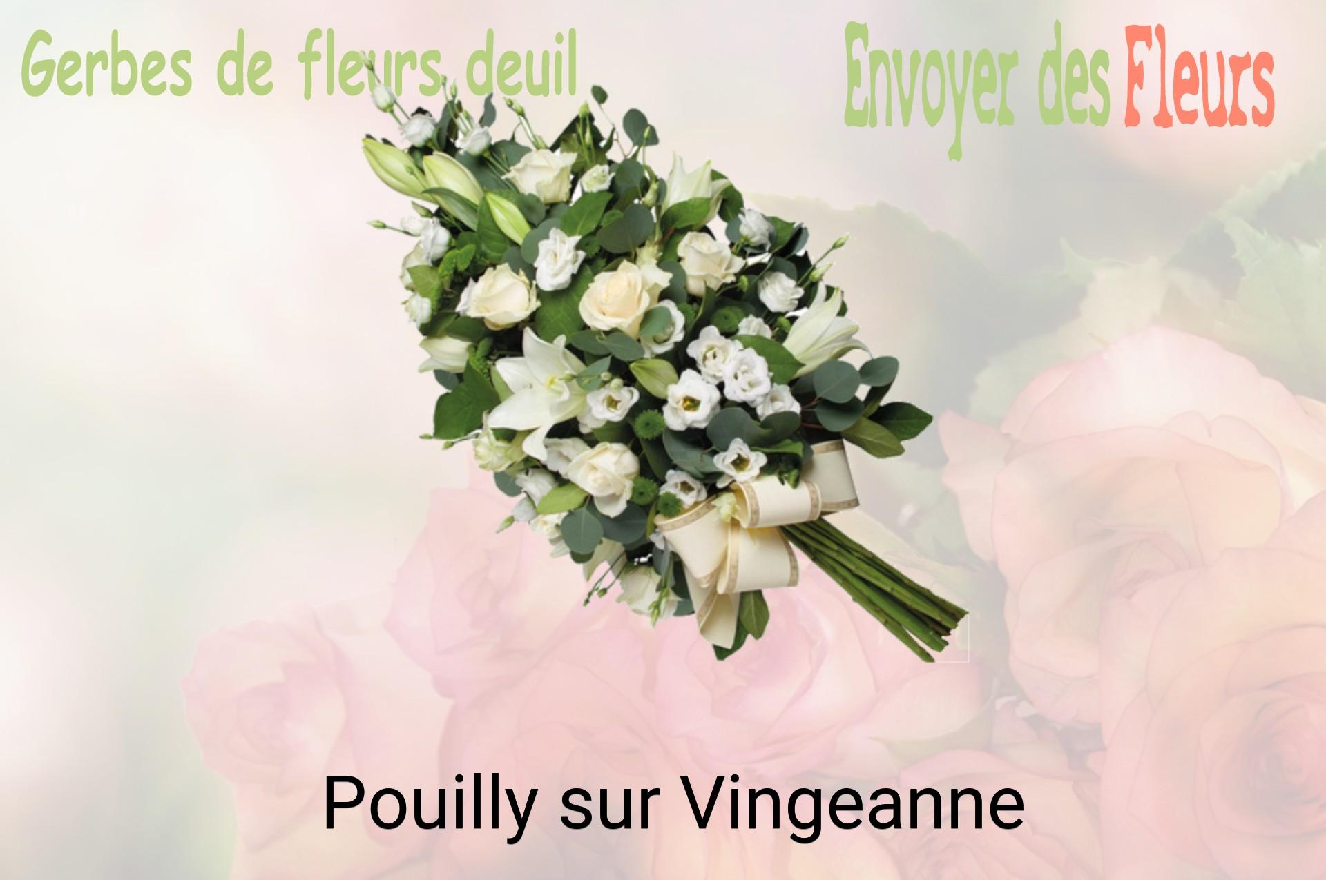 Gerbe de fleurs de deuil livrée à Pouilly-sur-Vingeanne